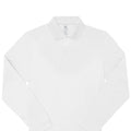 White - Back - B&C Mens My Long-Sleeved Polo Shirt