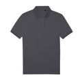 Dark Grey - Front - B&C Womens-Ladies My Eco Polo Shirt