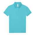 Meta Turquoise - Front - B&C Womens-Ladies My Polo Shirt