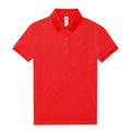 Red - Front - B&C Womens-Ladies My Polo Shirt