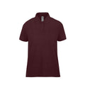 Heather Burgundy - Front - B&C Womens-Ladies My Polo Shirt