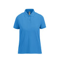 Lake Blue - Front - B&C Womens-Ladies My Polo Shirt