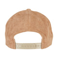 Khaki - Back - Flexfit Unisex Adult Faux Suede Snapback Cap