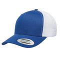 Royal Blue-White - Front - Flexfit Unisex Adult Retro Two Tone Trucker Cap