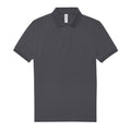 Dark Grey - Front - B&C Mens My Polo Shirt