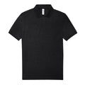 Heather Tarmac - Front - B&C Mens My Polo Shirt