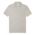 Heather Grey Fog - Front - B&C Mens My Polo Shirt