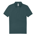 Amalfi Teal - Front - B&C Mens My Polo Shirt