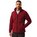 Burgundy-Brown - Side - Premier Mens Artisan Fleece Jacket