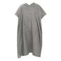 Grey - Front - Home & Living Unisex Adult Cotton Poncho