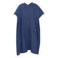 Navy - Front - Home & Living Unisex Adult Cotton Poncho