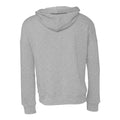 Athletic Heather Grey - Back - Bella + Canvas Unisex Adult Fleece Hoodie