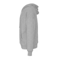 Athletic Heather Grey - Side - Bella + Canvas Unisex Adult Fleece Hoodie