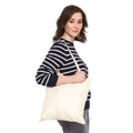 Natural - Back - Westford Mill Premium Cotton Tote Bag