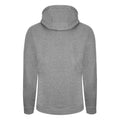 Grey Melange - Back - Awdis Unisex Adult Polyester Sports Hoodie