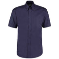 Midnight Navy - Front - Kustom Kit Mens Oxford Classic Short-Sleeved Shirt