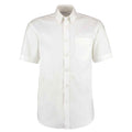 White - Front - Kustom Kit Mens Oxford Classic Short-Sleeved Shirt