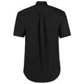 Black - Back - Kustom Kit Mens Oxford Classic Short-Sleeved Shirt