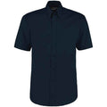 Dark Navy - Front - Kustom Kit Mens Oxford Classic Short-Sleeved Shirt