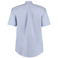 Light Blue - Back - Kustom Kit Mens Oxford Classic Short-Sleeved Shirt