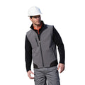 Workguard Grey-Black - Back - Result Mens Softshell Body Warmer