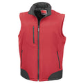 Red-Black - Front - Result Mens Softshell Body Warmer