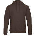 Brown - Front - B&C Unisex Adult ID.203 50-50 Hoodie