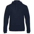 Navy - Front - B&C Unisex Adult ID.203 50-50 Hoodie