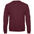 Burgundy - Front - B&C Mens ID.202 50-50 Sweatshirt