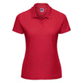 Classic Red - Front - Russell Womens-Ladies Polycotton Classic Polo Shirt