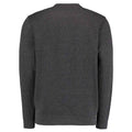 Dark Grey Marl - Back - Kustom Kit Mens Klassic Superwash 60C Long-Sleeved Sweatshirt