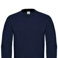 Navy - Back - B&C Mens ID.002 Cotton Sweatshirt