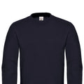 Black - Back - B&C Mens ID.002 Cotton Sweatshirt