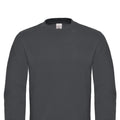 Anthracite - Back - B&C Mens ID.002 Cotton Sweatshirt