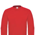 Red - Back - B&C Mens ID.002 Cotton Sweatshirt