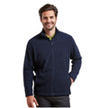 Navy - Pack Shot - Premier Mens Recyclight Microfleece Full Zip Jacket