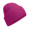 Festival Fuchsia - Front - Beechfield Unisex Adult Classic Deep Cuffed Beanie