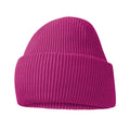 Festival Fuchsia - Back - Beechfield Unisex Adult Classic Deep Cuffed Beanie