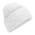 Cloud Grey - Front - Beechfield Unisex Adult Classic Deep Cuffed Beanie