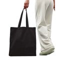 Black - Side - Nutshell Premium Canvas Shopper