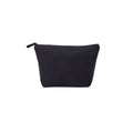 Black - Front - Nutshell Luxe Canvas Accessory Bag