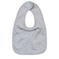 Heather Grey - Front - Babybugz Baby Melange Bibs