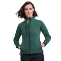 Bottle Green - Back - Russell Womens-Ladies 3 Layer Soft Shell Jacket