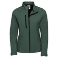 Bottle Green - Front - Russell Womens-Ladies 3 Layer Soft Shell Jacket