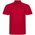 Red - Front - PRO RTX Mens Polyester Polo Shirt