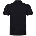 Black - Back - PRO RTX Mens Polyester Polo Shirt