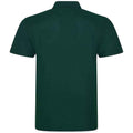 Bottle Green - Back - PRO RTX Mens Polyester Polo Shirt