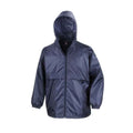 Navy - Front - Result Core Unisex Adult Core Lightweight Waterproof Jacket