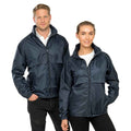 Navy - Back - Result Core Unisex Adult Core Lightweight Waterproof Jacket