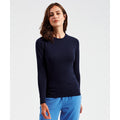 Navy Heather - Front - Onna Womens-Ladies Unstoppable Base Layer Top